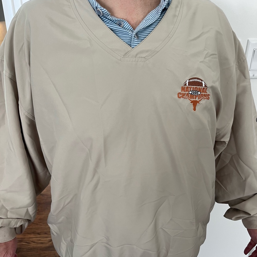 Cutter & Buck Texas Longhorns National Champions 2005 Lightweight Pullover-XL